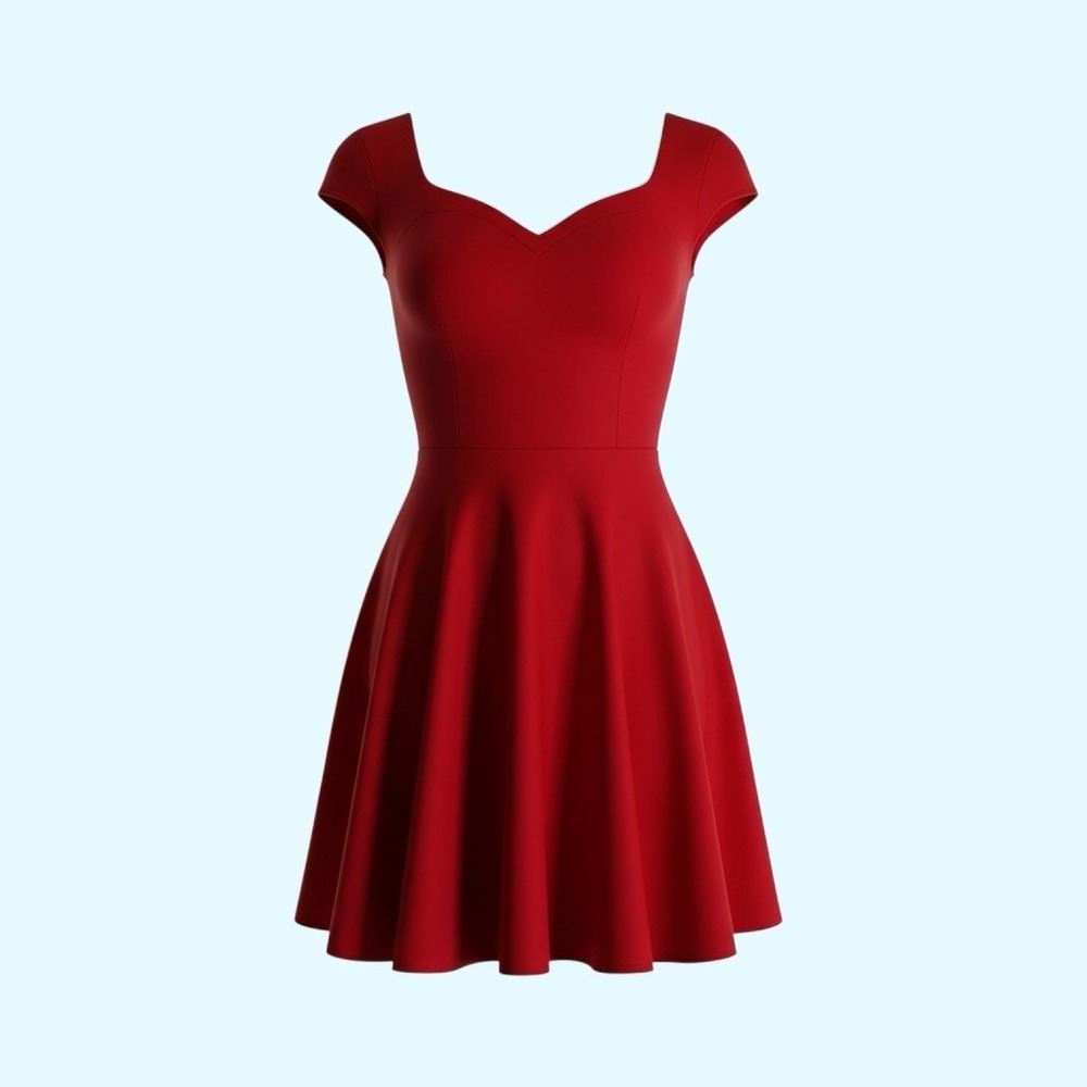 Boohoo Night Women's Red Dress 12 Cap Sleeve Form Fitting